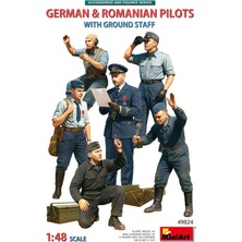 Miniart 49024 1:48 Alman & Romanyalı Pilotlar ve Yer Ekibi