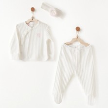 Andywawa Kız Bebek Zıbın Takım 3 Parça ANW-AC26512