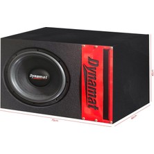 Dynamat RK-330 Oto Bass Subwoofer Kabinli 30CM 1500 Watt