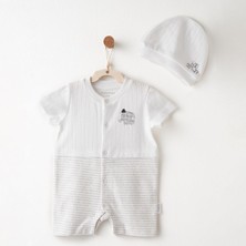 Andywawa Erkek Bebek Tulum Takım Romper Hat Set ANW-AC26591