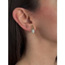 Luseda Xuping Mini Monaco Baget Taşlı Küpe