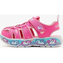 Skechers Play Scene Splash - Cute Crew Küçük Kız Çocuk Pembe Sandalet 303162N Pklp