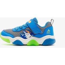 Skechers Mighty Glow 2.0 Küçük Erkek Çocuk Mavi Işıklı Spor Ayakkabı 403501N Blgy