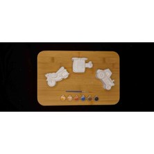 DS Tasarım Çocuk Boyama Seti - Aktivite Seti - Helikopter / Motorsiklet / Traktör