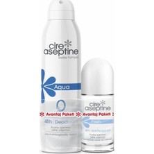 Cire Aseptine Aqua Deodorant + Fresh Roll-On Avantaj Paketi