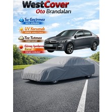 WestCover Citroen C-Elysee Sedan  Uyumlu Oto Branda,su Geçirmez Çadır,araba Brandası