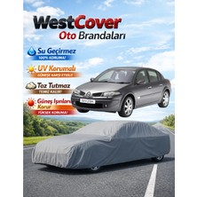 WestCover Renault Megane 2 Sedan Uyumlu Oto Branda,su Geçirmez Çadır,araba Brandası