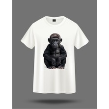 Karaoğlu Goril Baskılı Penye Tişört