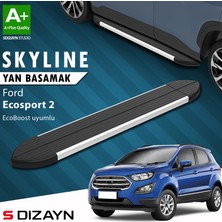 S-Dizayn Ford EcoSport 2 Ecoboost EcoBoost 1.0 Skyline Aluminyum Yan Basamak 173 Cm 2012-2022 A+ Kalite