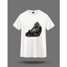 Karaoğlu Goril Baskılı Penye Tişört