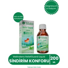 Wellvalens ReliefGuard Sıvı Takviye 200 ml | Mide Konforu Desteği, Magnezyumlu Magnezyum Karbonat & Sodyum Bikarbonat İçeren Takviye Edici Gıda