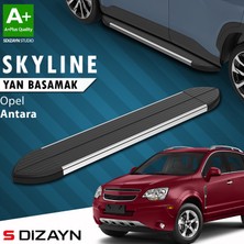 S-Dizayn Opel Antara Skyline Krom Yan Basamak 183 Cm 2006-2015 A+ Kalite