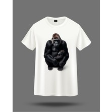 Karaoğlu Goril Baskılı Penye Tişört