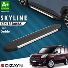 S-Dizayn Fiat Doblo 2 Skyline Aluminyum Yan Basamak 193 Cm 2010-2022 A+ Kalite