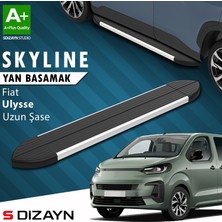 S-Dizayn Fiat Ulysse Skyline Aluminyum Yan Basamak 243 Cm 2022 Üzeri A+ Kalite