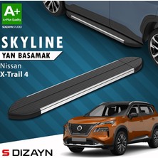 S-Dizayn Nissan X-Trail T33 Skyline Krom Yan Basamak 183 Cm 2022 Üzeri A+ Kalite