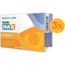 Bausch + Lomb Ocuvite Max 60 Kapsül - 3 Adet (Toplam 180 Kapsül)