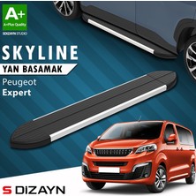 S-Dizayn Peugeot Expert 3 Kısa Şase Skyline Aluminyum Yan Basamak 213 Cm 2016 Üzeri A+ Kalite