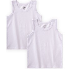 Cigit Ikili Geniş Askılı Atlet 2-11 Yaş Beyaz