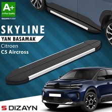 S-Dizayn Citroen C5 Aircross Skyline Aluminyum Yan Basamak 193 Cm 2017 Üzeri A+ Kalite
