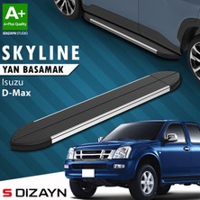 S-Dizayn Isuzu D-Max Skyline Krom Yan Basamak 203 Cm 2007-2012 A+ Kalite