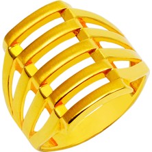 Rüya Kuyumculuk 14 Ayar Kaburga Altın Yüzük