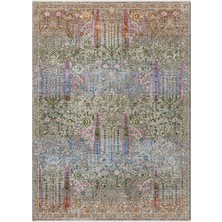 Türkeri Halı  Retro Serisi Floral Vintage Halı