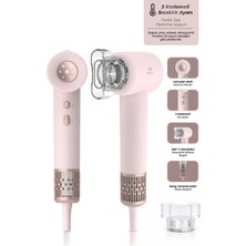 Pirantech KS-202 Profesyonel Saç Kurutma Makinesi LED Işıklı 4 Sıcaklık 2 Hız Ayarlı Fön Makinesi