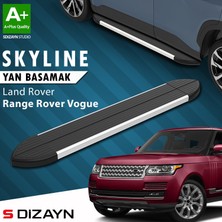 S-Dizayn Land Rover Rover Range Rover Vogue 3 Skyline Aluminyum Yan Basamak 193 Cm 2013 Üzeri A+ Kalite