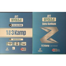 Zeduva Yayınları Biosem Ayt Biyoloji 1 Kitap 3 Kamp Video Ders Kitabı ve  Ayt Biyoloji Soru Bankası
