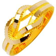 Rüya Kuyumculuk 14 Ayar Düğüm Ajda Altın Yüzük