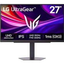 Lg 27' Ultragear 27G810A-B 1ms 180Hz 4K IPS Gamıng Monıtor
