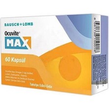 Bausch + Lomb Ocuvite Max 60 Kapsül - Dezenfektan Hediyeli (%72 Alkol)