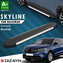 S-Dizayn Renault Austral Skyline Aluminyum Yan Basamak 183 Cm 2023 Üzeri A+ Kalite
