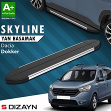S-Dizayn Dacia Dokker Skyline Krom Yan Basamak 203 Cm 2012 Üzeri A+ Kalite
