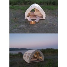 Shufa Glamping Tekne Şekilli Çadır 400X350X220 cm