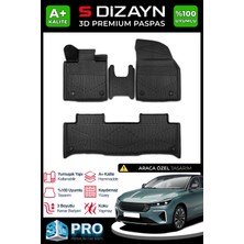 S-Dizayn TOGG T10F 3D Pro Havuzlu Paspas 2025 Üzeri A+ Kalite