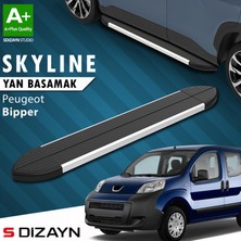 S-Dizayn Peugeot Bipper Skyline Aluminyum Yan Basamak 173 Cm 2007-2017 A+ Kalite