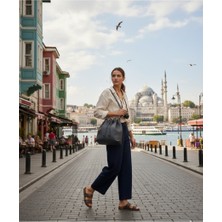 Byz -4001 Kadın Omuz Çantası Mavi 24CMX26CMX13CM