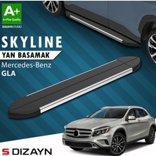 S-Dizayn Mercedes GLA X156 Skyline Krom Yan Basamak 183 Cm 2013-2020 A+ Kalite