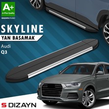 S-Dizayn Audi Q3 8U Skyline Krom Yan Basamak 173 Cm 2011-2018 A+ Kalite