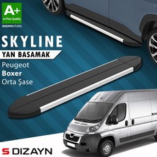 S-Dizayn Peugeot Boxer 3 Orta Şase Skyline Aluminyum Yan Basamak 253 Cm 2006 Üzeri A+ Kalite