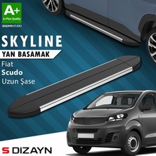 S-Dizayn Fiat Scudo 3 Skyline Krom Yan Basamak 243 Cm 2020 Üzeri A+ Kalite