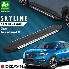 S-Dizayn Opel Grandland X Skyline Krom Yan Basamak 183 Cm 2017-2024 A+ Kalite