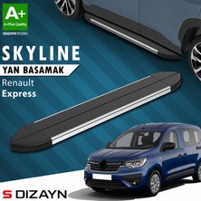 S-Dizayn Renault Express Skyline Krom Yan Basamak 203 Cm 2021 Üzeri A+ Kalite
