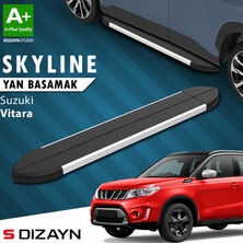 S-Dizayn Suzuki Vitara 4 Skyline Aluminyum Yan Basamak 163 Cm 2015 Üzeri A+ Kalite