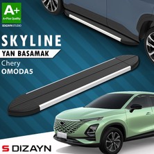 S-Dizayn Chery Omoda5 Skyline Aluminyum Yan Basamak 183 Cm 2022 Üzeri A+ Kalite