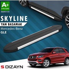 S-Dizayn Mercedes GLE W166 Skyline Aluminyum Yan Basamak 193 Cm 2012-2019 A+ Kalite