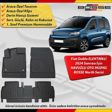 Fiat Doblo Elektrikli Paspas Araca Özel 2024 ve Sonrası Derin Havuzlu Paspas Bosse North Serisi