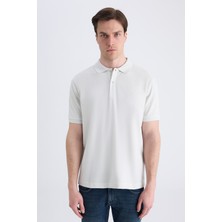 D'S Damat Ds Damat Regular Fit Taş Pike Dokulu %100 Pamuklu T-Shirt 4HC140211213M